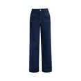 thumbnail image 3 of Free Assembly's Women's and Women's Plus Wide Leg Jeans with Patch Pockets, 30", 32", and 34" Inseams, Sizes 0-28, 3 of 5