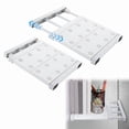 thumbnail image 2 of 8 Pcs School Locker Shelf Organizer - Adjustable Locker Divider Mate Easy to Install for Extending Locker Use Space, 2 of 8