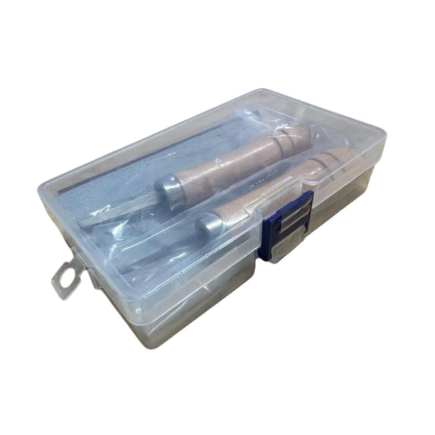 Herramienta portátil de metal para ranurar clavijas de puente de guitarra acústica y guía de ranuras para ángulos de cuerdas. 07 mm 13 mm con caja