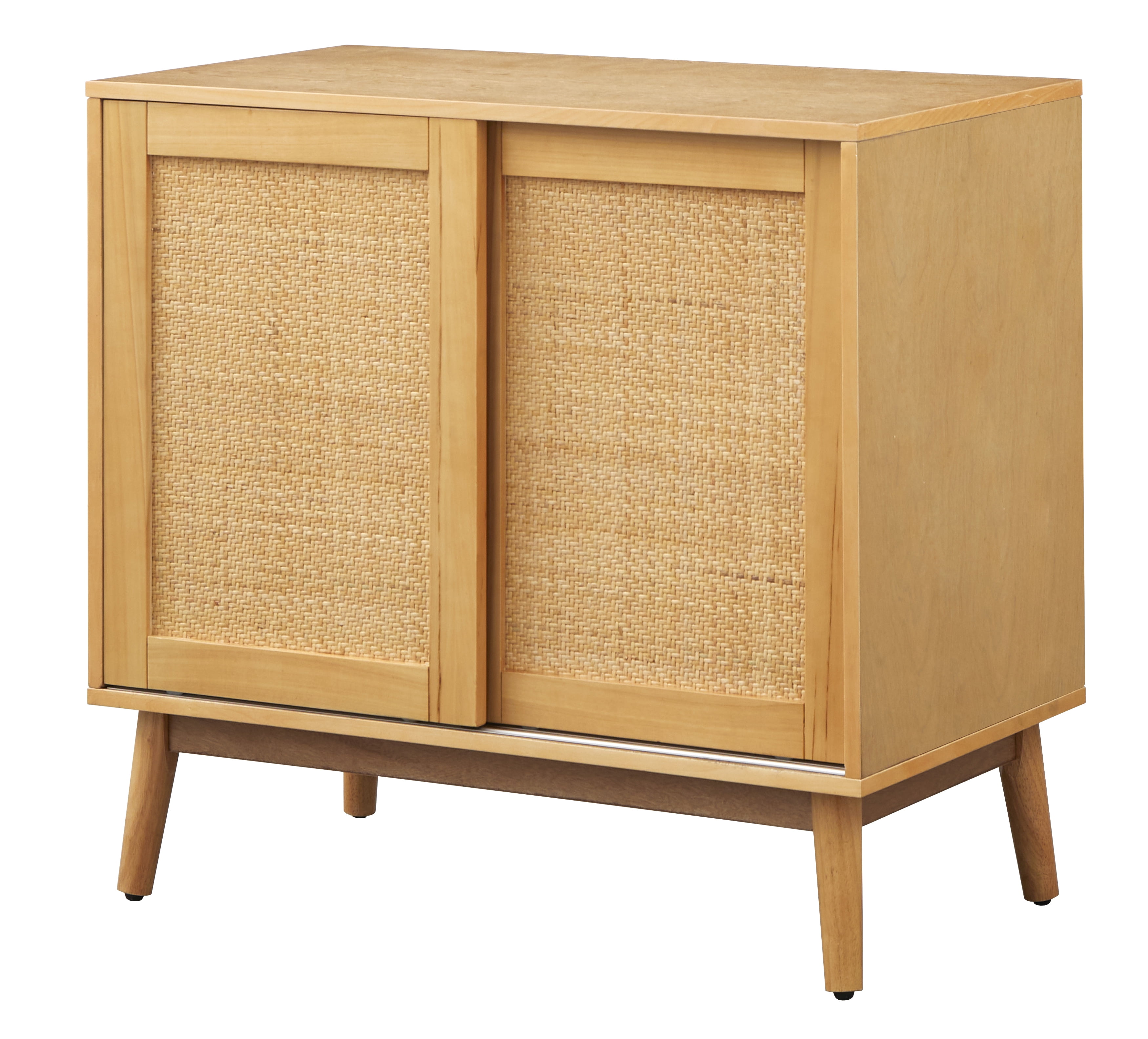 TMS Radcliff 32" Wide Sliding Door Buffet, Natural Finish