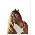 thumbnail image 2 of Grande Illustration de Cheval Brun - Impression sur Toile d'Animal, 2 of 3