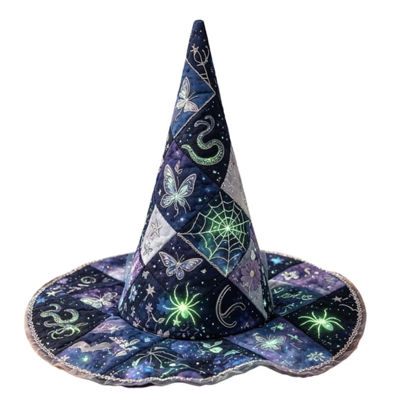 Textilo Funny Witch Hat Halloween Hat Skull Hats Cosplay Party Accessory For Adults Halloween Cap