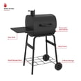 thumbnail image 2 of Parrilla de carbón Nexgrill ahumador tipo barril de 17,5" 23 x 15 cm, 2 of 9