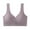Purple, variant on fheaev Front Closure Bras For Women Post Surgery Brassiere Plus Size Full Coverage No Underwire Comfort Wireless Snap Closing Bra Convenient Everyday Bra Front Button Bras Front Buckle Corset Bra
