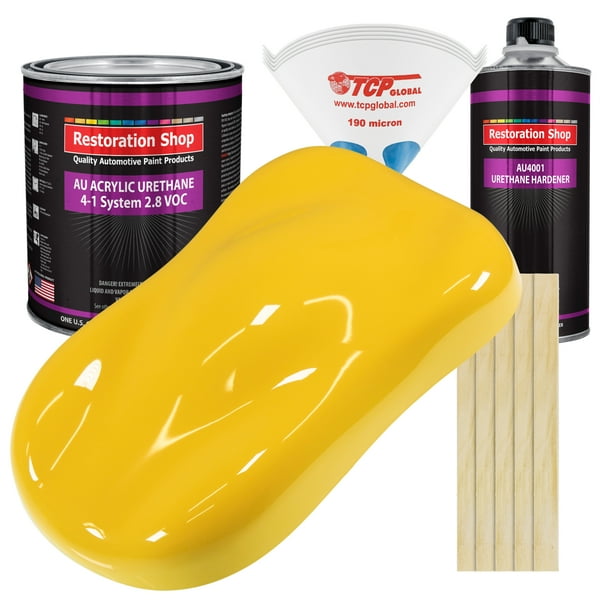 Restoration Shop Sunshine Yellow Acrylic Urethane Auto Paint Complete
