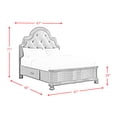 thumbnail image 3 of Picket House Furnishings Serena Queen 2-Drawer Platform Storage 4PC Bedroom Set, 3 of 5