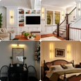 thumbnail image 2 of Apliques de pared iThird 80 cm LED recargables inalámbricos color dorado, set de 2, 2 of 9