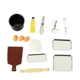 thumbnail image 2 of Hesroicy 12/14 piezas de utensilios de cocina para casa de muñecas, resistentes a la decoloración, antideformaciones, resistentes a las caídas, juguete de cocina en miniatura altamente simulado, 2 of 8
