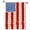 D, variant on XaaKee Garden Flags, American Flag Motif And Blue Morning Glories Yard Flags, Double-Sided High-Quality White Linen Small Garden Flags For Patio And Lawn, 12x18Inch