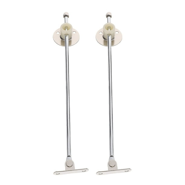 ColoMX Bisagra de soporte para tapa de amortiguador, bisagras para armario de cocina, soportes de hojas abatibles, 2 uds.