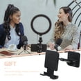 thumbnail image 3 of 4 Count Mobile Phone Holder Cell Stand Portable Bracket Adhesive Self Smartphone Mount, 3 of 6