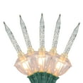 thumbnail image 3 of Northlight Glitter Retro Christmas Bubble Lights - Clear - 6' Green Wire - 7ct, 3 of 4