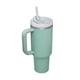 thumbnail image 1 of 40 Oz Tumbler with Handle and Straw - Stainless Steel Tumbler with Straw - Travel Coffee Mug - Tumbler or Stainless Steel insulated Tumbler with Leak-proof Lid and Straw (Charcoal)…, 1 of 4