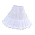 thumbnail image 4 of Enagua de tul para mujer, sin aros, de crinolina para vestido de novia, de graduación y ballet., 4 of 8