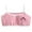 Pink, variant on Zanarzt Seamless Girls Sports Bra Girls Cotton Bralette Seamless Crop Bras Children's Cotton Sports Bra Light Pink,7-8 Years
