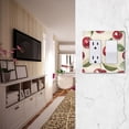 thumbnail image 5 of Yayeee Rocker Switch Wall Plate 2-Gang 4.7"x4.6" Home Decorative Outlet Cover, Cute Cherry, 5 of 6
