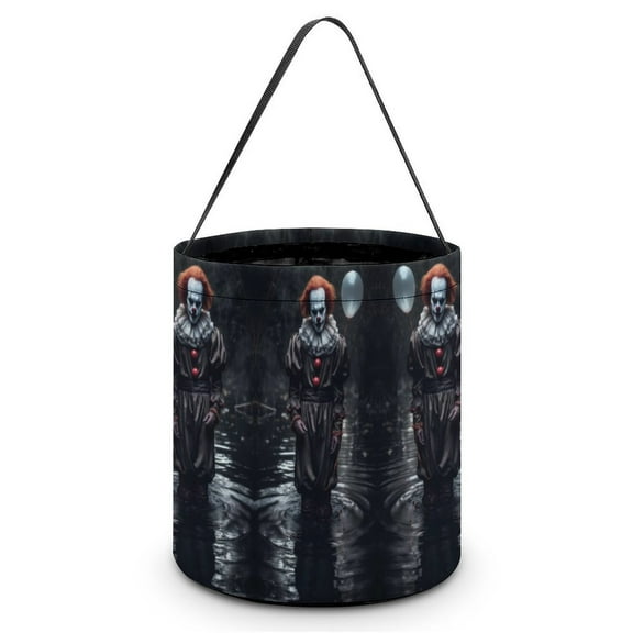 Pennywise Halloween Candy Bag, Trick Or Treat Bags - Light Candy Buckets & Tote Bags for Halloween Parties