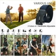 thumbnail image 3 of Men's Ratchet Belts, 1 3/8" Double-sided Belt Reversible with Rotatable Buckle, Easy Trim to Fit 27- 44" Waist(Black and Blue), 3 of 7