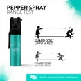 thumbnail image 4 of Pepper Spray with Clip Police Edition, 16 ft Range, Teal Design Pepper Spray for Protection, Self Defense by Guard Dog Security, 1 pack, 4 of 7