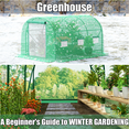 thumbnail image 5 of Gaptain Walk-in Greenhouse 12x7x7 FT Upgraded Green House with Dual Zippered Screen Doors & 6 Screen Windows Heavy Duty Plastic Plant Warm House with Reinforced Frame, 5 of 6
