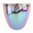 thumbnail image 1 of koolsoo Motorcycle 3 Snap Visor Lens Windscreen Bubble , Colorful, 1 of 9