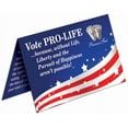 thumbnail image 2 of Precious Feet, Silver-Colored, Vote Pro Life Card Jewelry, Lapel Pin, 2 of 4