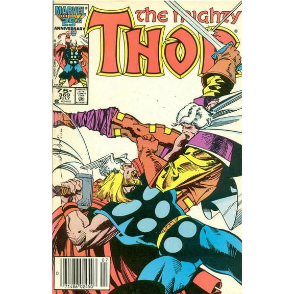 Thor #369 (Newsstand) VF ; Marvel Comic Book