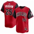 thumbnail image 1 of Camiseta clásica de béisbol de Andrew Vaughn, de los Chicago White Sox, roja y negra, 2025, con número de estrella bordado.-S, 1 of 2