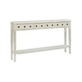 thumbnail image 1 of Pemberly Row Table Console Transitionnel en Bois Crème, 1 of 17