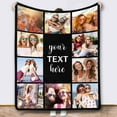 thumbnail image 3 of Photo Blanket Customized Customized Blanket Gifts for Best Friend Sister Family Dad Mom Daughter Son (7 Size), 3 of 6