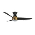 thumbnail image 4 of Kuzco Lighting Hf91954 Thalia 54" 3 Blade Indoor Smart Ceiling Fan - Black, 4 of 7