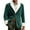Dark Green, variant on Men's Fuzzy Collar Blazer Winter Party Jackets Corduroy One Button Blazer Coat with Pocket XXL