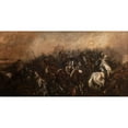 thumbnail image 2 of Piotr Michałowski 24x14 Black Ornate Framed Double Matted Museum Art Print Titled: The Battle of Mozhaisk (1835-1840), 2 of 5