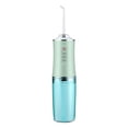 thumbnail image 1 of Irrigador bucal dental Rotación de 360° Modos de irrigador inalámbrico IPX7 Resistente al agua 4 puntas de chorro Limpiador de dientes con recogida de agua Carga USB para el hogar y los viaj, 1 of 5