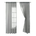 thumbnail image 1 of Cortinas texturizadas de lino transparente para el hogar con cortinas semitransparentes de encaje Ventana de tela transpirable ligera y aireada, 1 of 7