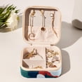 thumbnail image 6 of Santa Claus Travel Portable Square Jewelry Box for Rings Earrings Necklaces Bracelets Girls Women Display Case Holder Organizer Stand Storage Box, 6 of 6