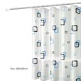 thumbnail image 3 of Cortina impermeable de 180x200cm para cuarto de baño, cortina para dormitorio (cuadrado pequeño) Tmvgtek Libre de BPA, 3 of 6