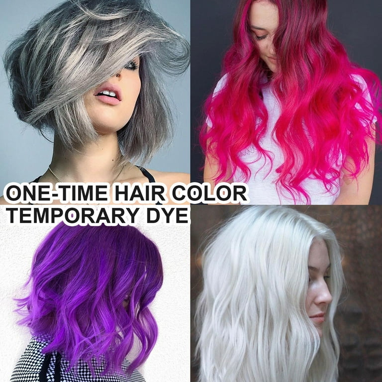 Hopet 4 Colors Temporary Hair Color Temporary Hair Dye Hair