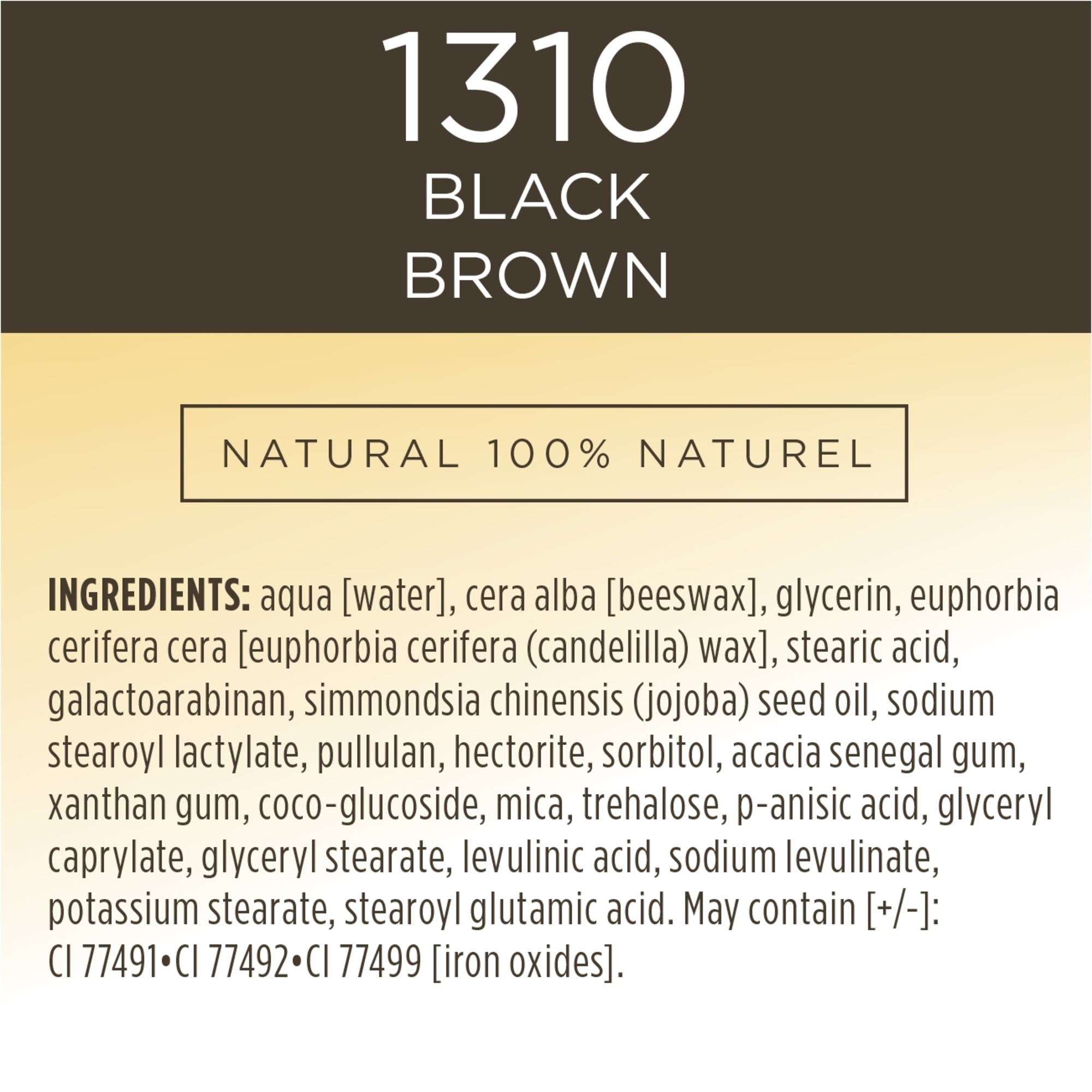 Burts Bees 100% Natural Nourishing Mascara, Black Brown - 0.4 Ounce