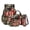 American Flag Deer Forest Camo, variant on Xixirimido Dinosaur Fossil Green Camouflage Kids School Bags with Insulated Lunch Box Pencil Case Water Bottle Holder 17 Inch Large Capacity School Backpack 4 Pcs Set for Boys Girls