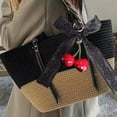thumbnail image 5 of UNTERING Cherries Pendant Keychain With Bowknot Fashionable Cherries Keychain with Pearlescent Bowknot Accent for Trendsetters, 5 of 8