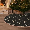 thumbnail image 5 of Rateoe Cow Skulls Pattern Christmas Tree Skirt with Ties , Christmas Tree Decorations, Farmhouse Christmas Decor Xmas Holiday Decorations-48", 5 of 6
