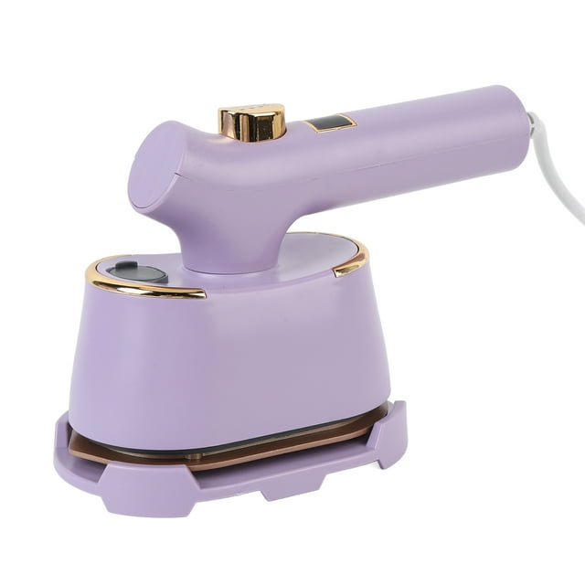 Mini Máquina De Planchar, ABS Con Cáscara De Aluminio De Aluminio De Portátil De Hierro Portátil Con Una Caja De Agua De 120 Ml Para Ropa De Viaje Para Acampar