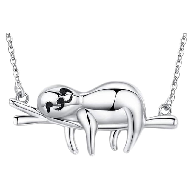 Collar de Oso Perezoso SlothyNeck05 1 Pza High Monaco Gris Metal