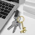 thumbnail image 5 of Jiibva 4Pcs Racing Horse Pendant Key Chain Running Horse Metal Keychain Vintage Pendant Keyring Jewelry Pendant For Bags, 5 of 7