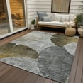 thumbnail image 6 of Addison Rugs Chantille Indoor/Outdoor Transitional Floral Gray Washable Rectangle Rug, 10' x 14', 6 of 6