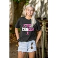 thumbnail image 4 of Breast Cancer I Can Fight Cancer Women's Graphic T Shirt Tees Brisco Brands S, 4 of 5