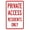 Warning Sign 1, variant on Private Drive No Parking Warning Sign - 8"x12", Driveway Security Metal Decor for Business, Home, Outdoor/Indoor, Road, Yard, Garage, Street