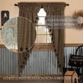 thumbnail image 2 of VHC Brands Black Star, Cotton, 84x36x18, Scalloped Prairie Long Panel, Set of 2, Black, 2 of 5