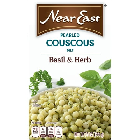 (12 Pack) Near East Basil & Herb Pearled Couscous Mix, 0.31 lb